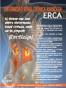 Premio "ENFERMEDAD RENAL CRÓNICA AVANZADA. ERCA" 2021